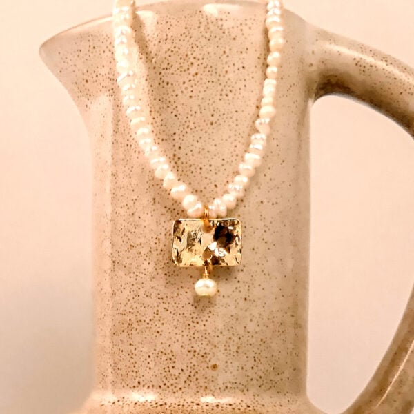Collier dixie perles - doré à l'or fin
