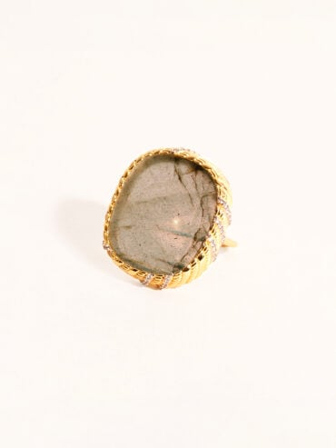 Bague labradorite DONA