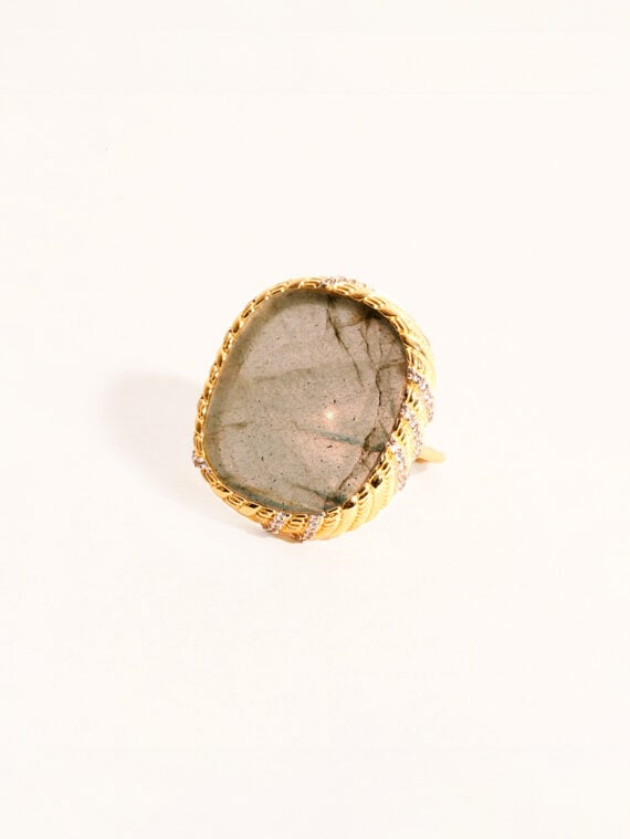 Bague labradorite DONA