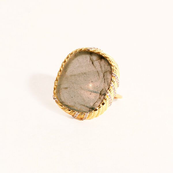 Bague labradorite DONA