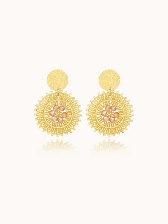 Boucles d'oreilles fantaisie baby espagnola doré
