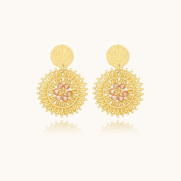 Boucles d'oreilles fantaisie baby espagnola doré