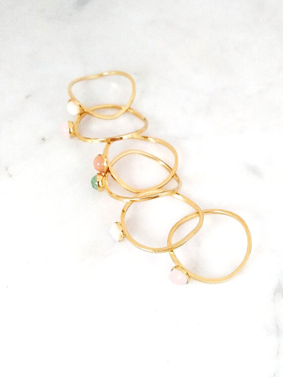 Bague fines pierres LAYA