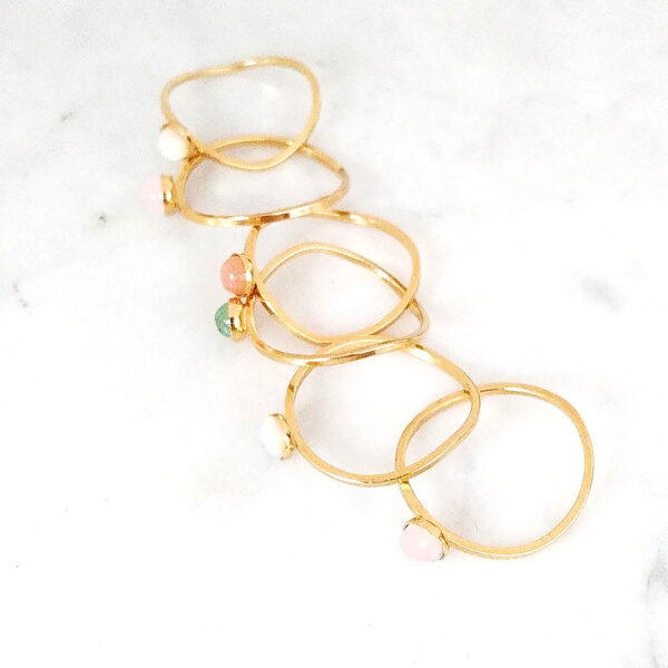 Bague fines pierres LAYA