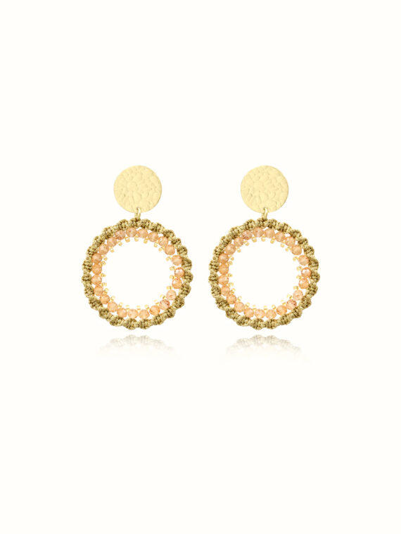 Boucles d'oreilles maxi Aphrodite dorées