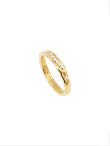 Bague fine Sissi dorée à l'or fin
