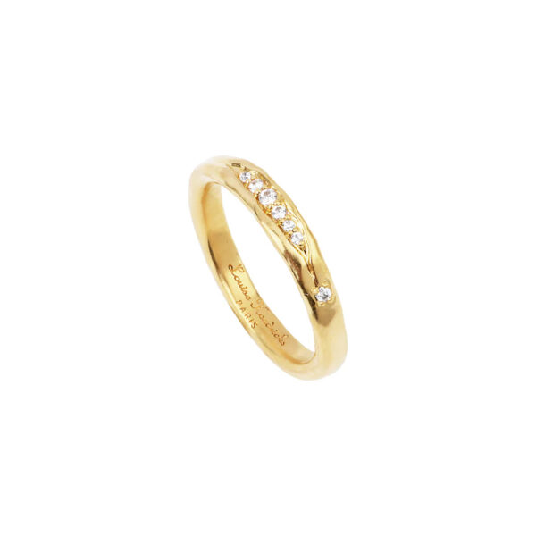 Bague fine Sissi dorée à l'or fin