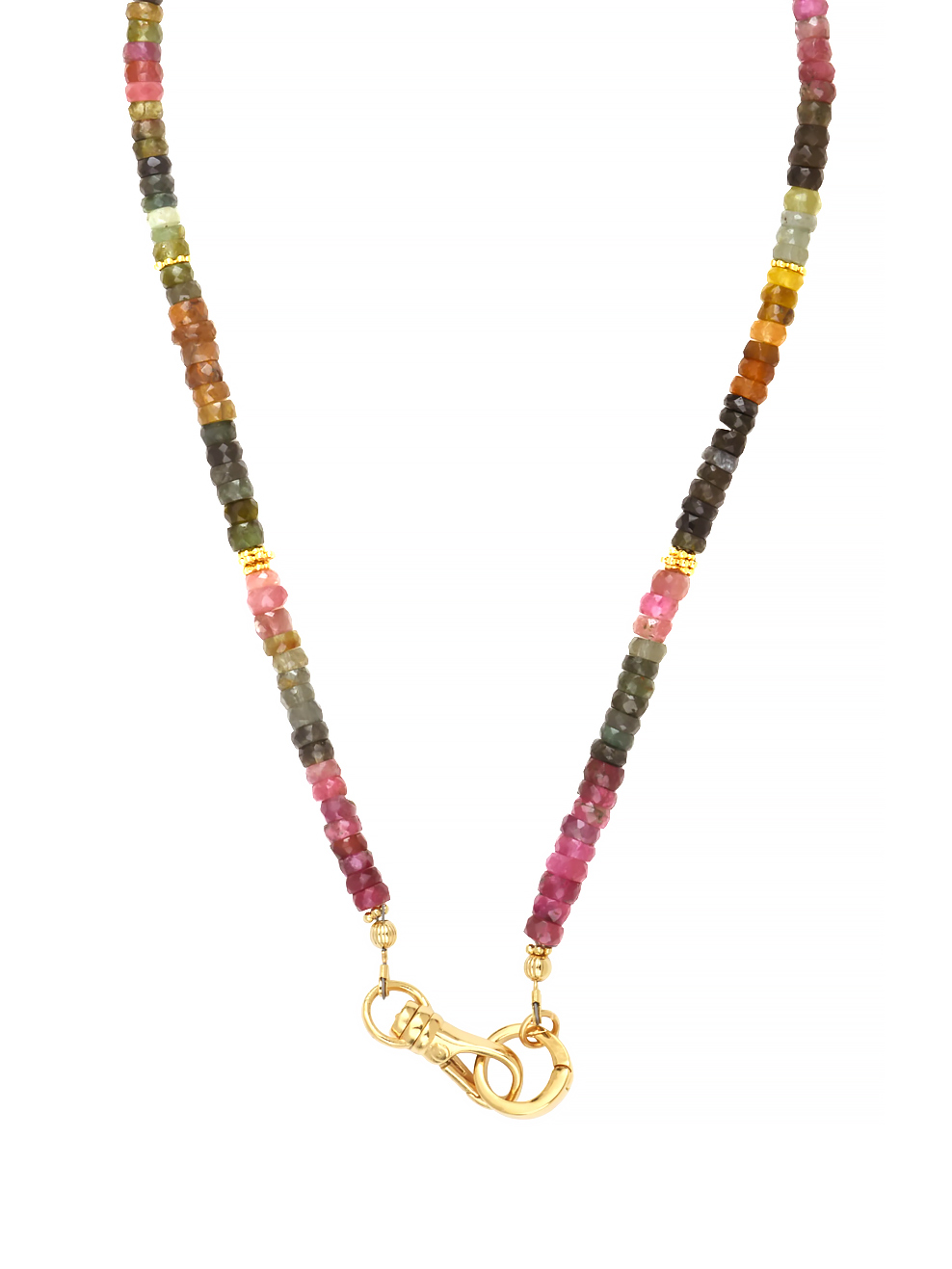 Collier multi tourmalines Naele 4 Collier naele zoom