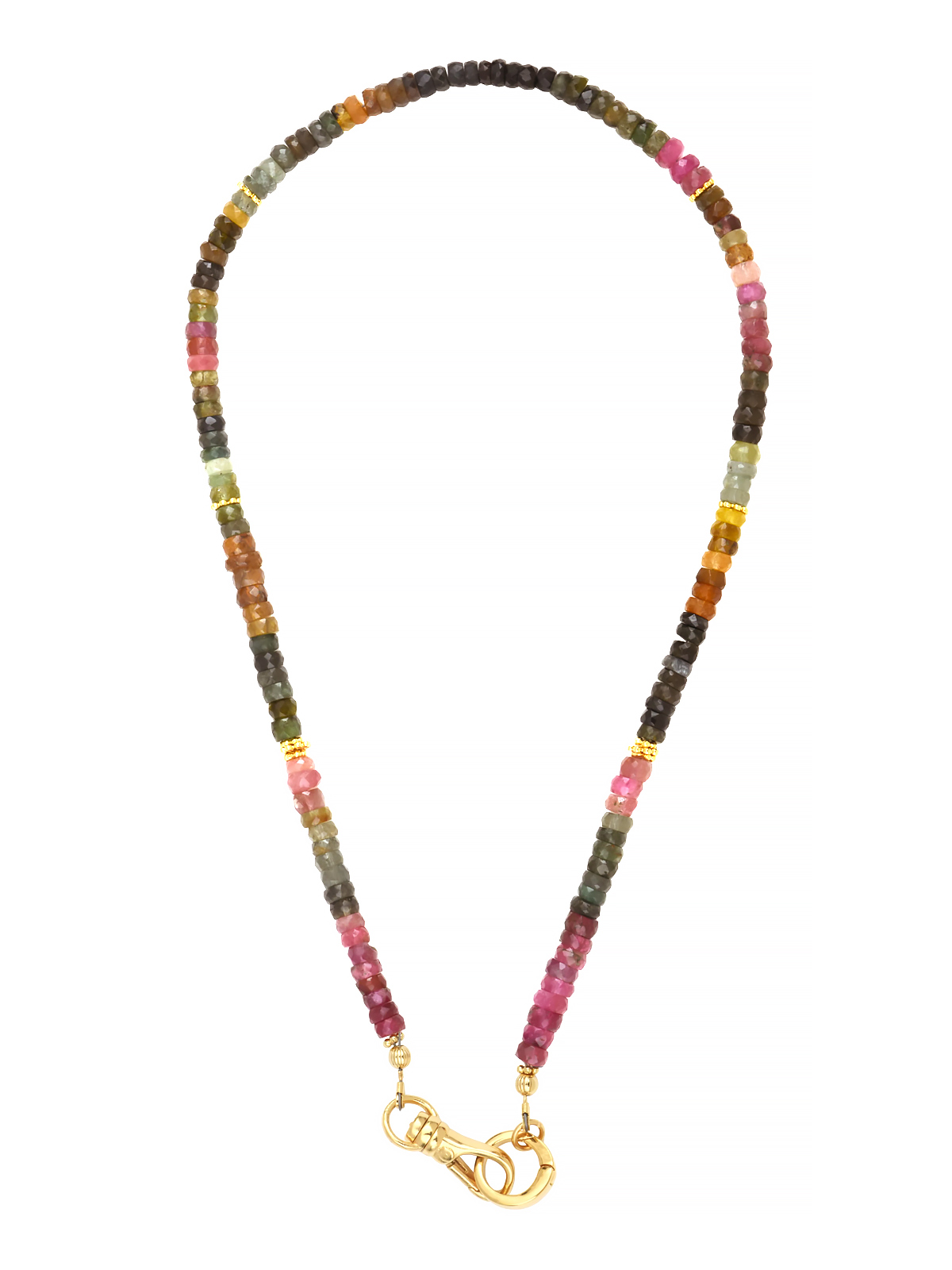 Collier multi tourmalines Naele 2 Collier naele