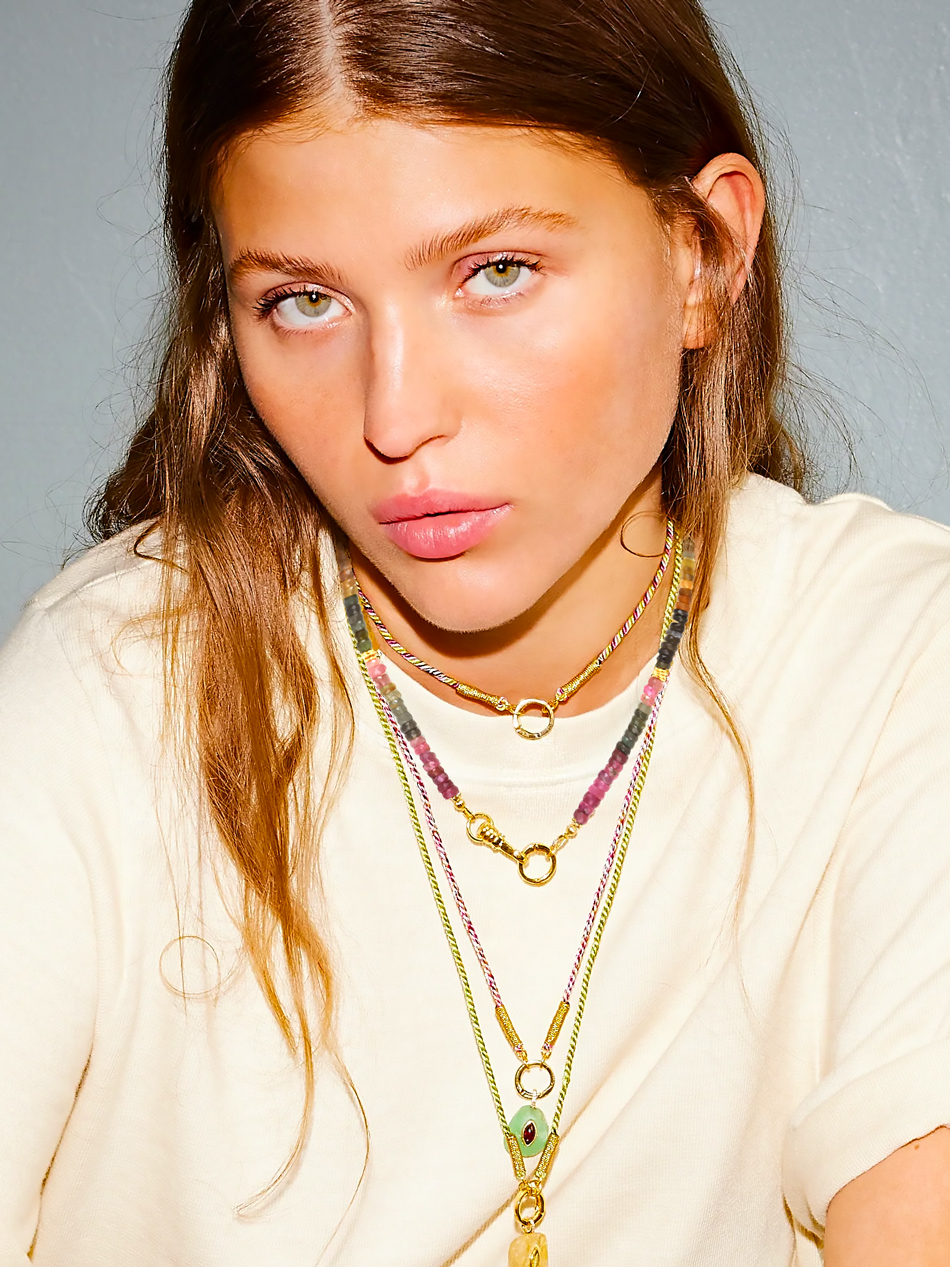 Collier multi tourmalines Naele
