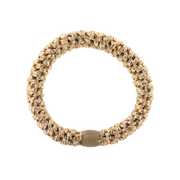 Elastique bracelet kknekki Beige Glitter