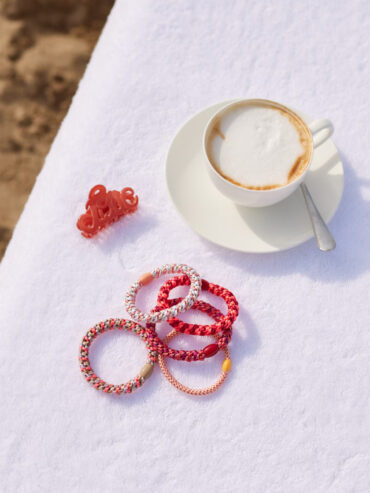 Elastique bracelet Kknekki Nougat Néon Pink