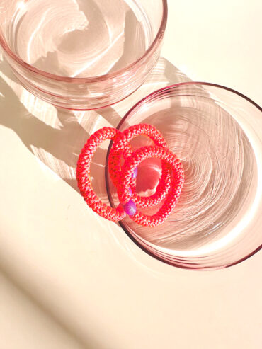 Elastique bracelet Kknekki Néon Pink