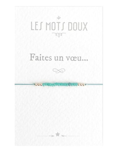 Trésors de printemps 110 Bracelet perles faites un voeu