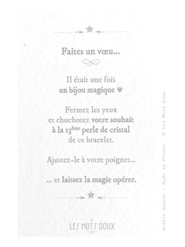Bracelet Faites un Vœu