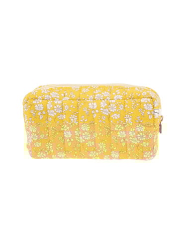 Pochette Flora Jaune Acacia - Coton Liberty fleuri