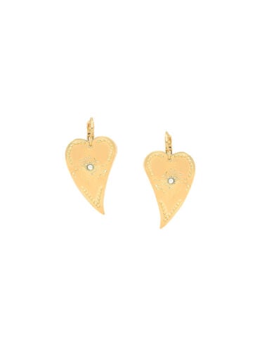 Boucles d'oreilles grand cœur NORA