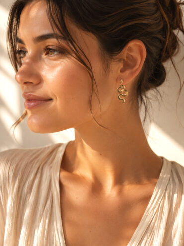 Boucles d'oreilles Mini serpent