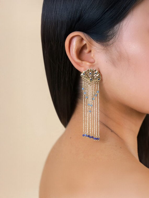 Boucles d'oreilles cascade pendantes jinka