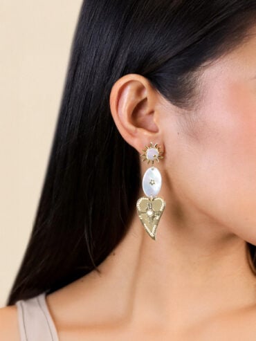 Boucles d'oreilles Bohèmes Nora - Boucles pendantes