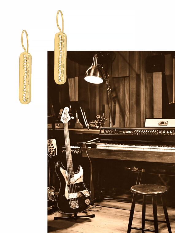 Boucles pendantes Sun