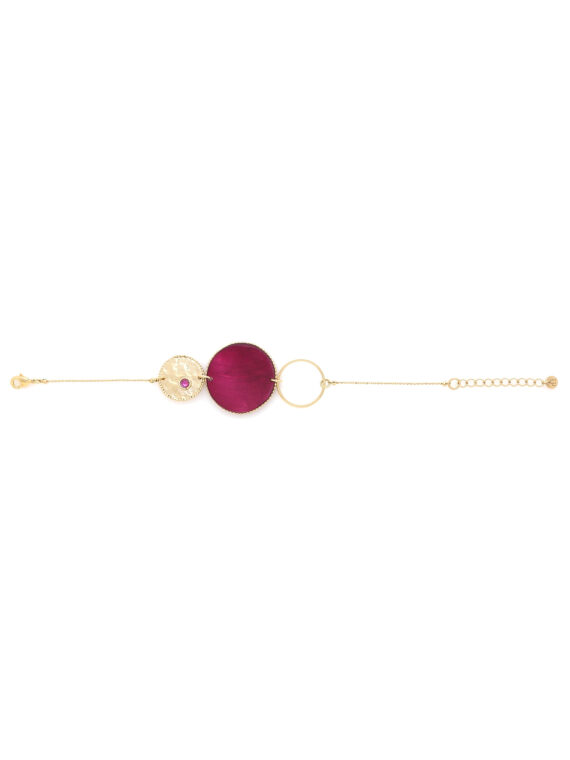 Bracelet disque grenade marly