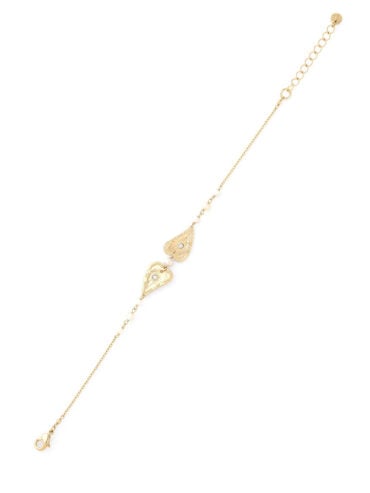 Bracelet double Cœur Nora