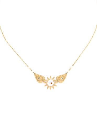 Collier bohème double cœur Nora