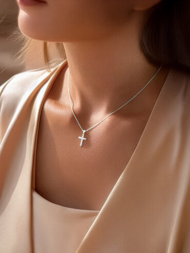 Collier croix argent Allegra