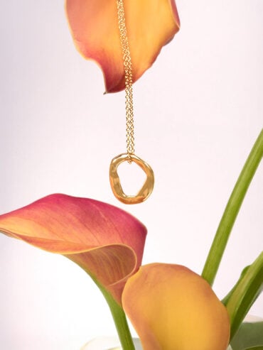 Collier Ondes plaqué or