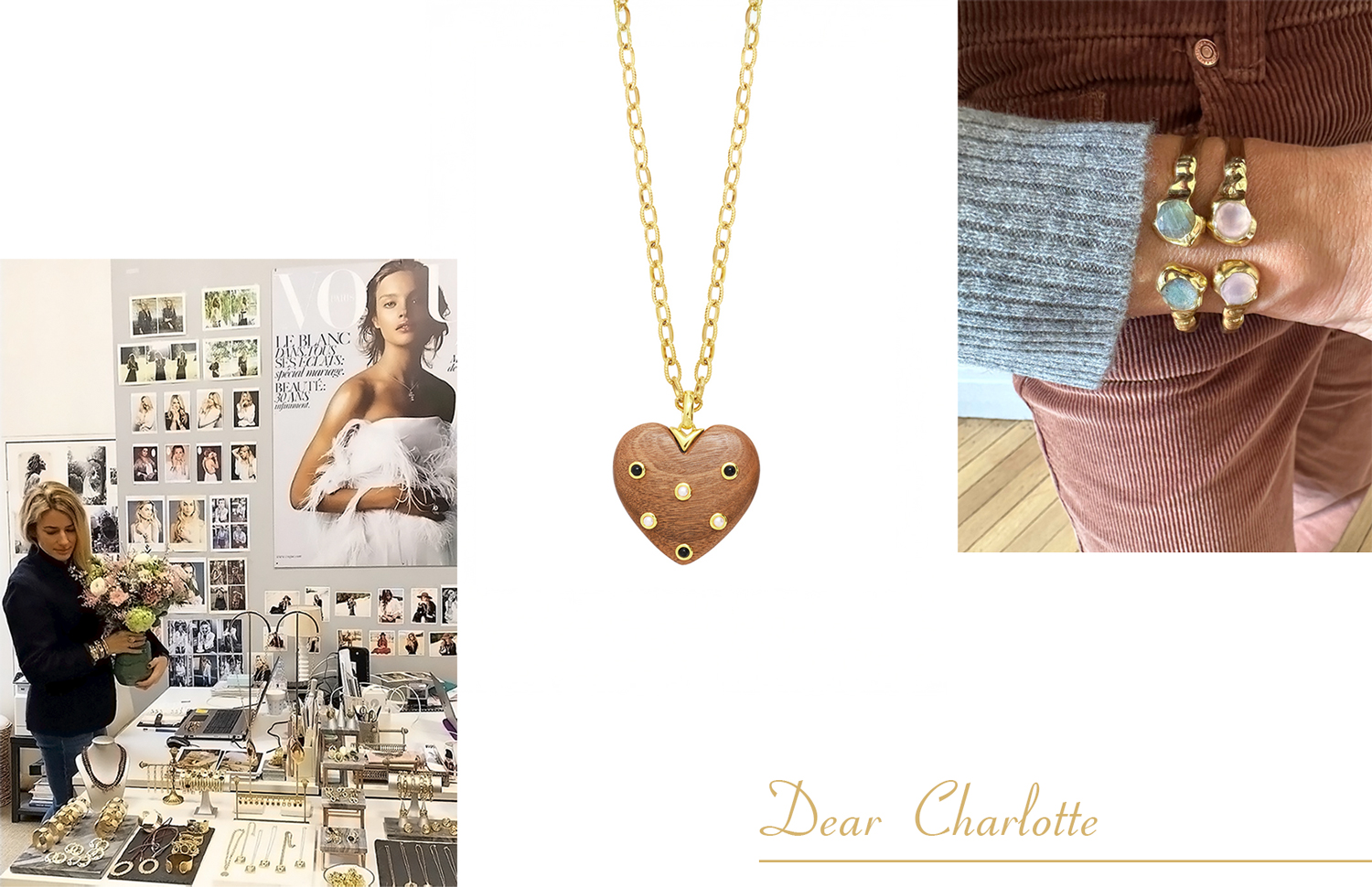 Bijoux fantaisie de créateur DEAR CHARLOTTE Paris