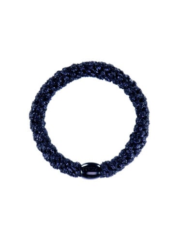 Elastique kknekki cheveux Bleu nuit glitter