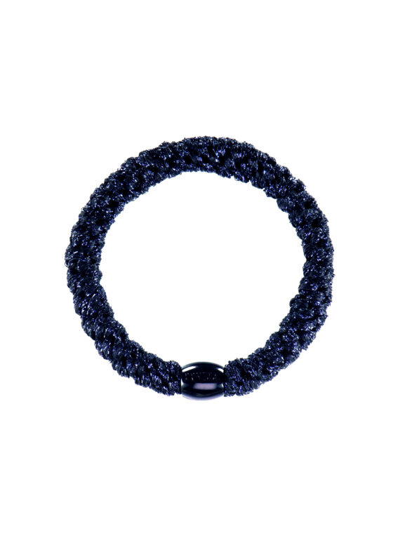 Elastique kknekki cheveux Bleu nuit glitter