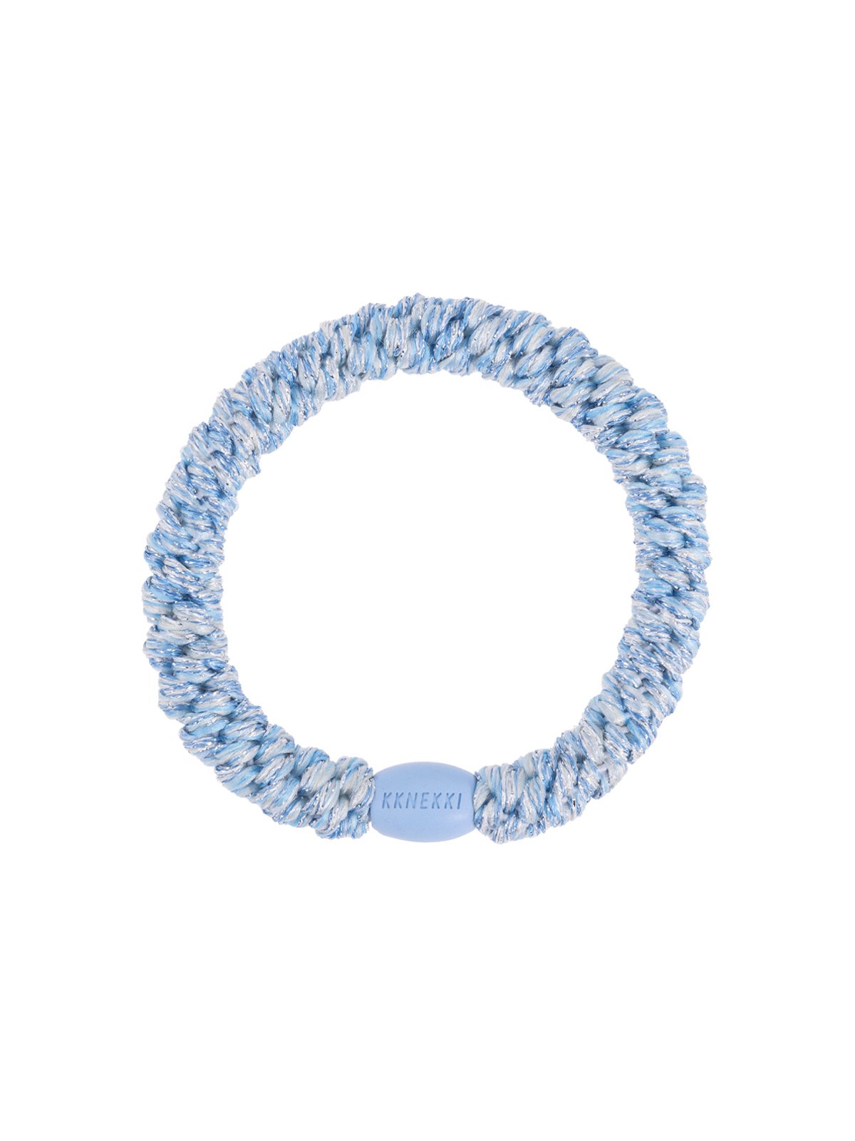 Elastique kknekki cheveux Bleu pétillant glitter