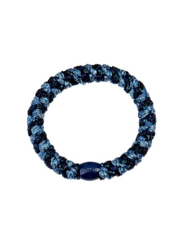 Elastique kknekki cheveux Mix Bleu Océan glitter