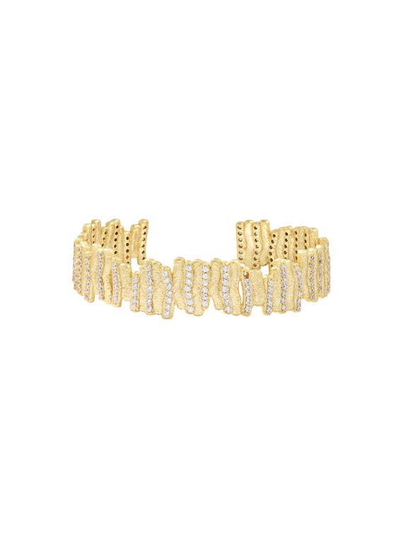 Jonc doré strass Séquoia