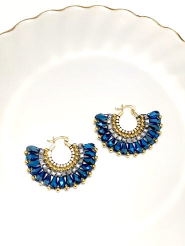 Boucles d'oreilles éventail montebello