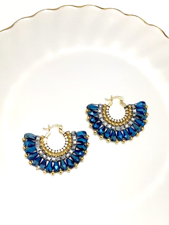 Boucles d'oreilles éventail montebello