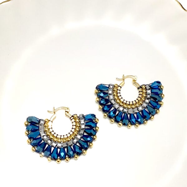 Boucles d'oreilles éventail montebello