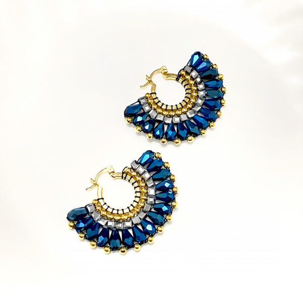 Boucles d'oreilles éventail montebello