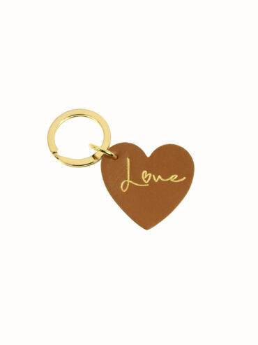 Porte clés coeur Love