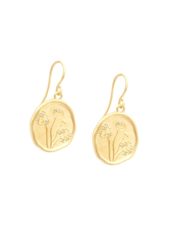 Boucles d'oreilles fleurs Poppy – Image 3