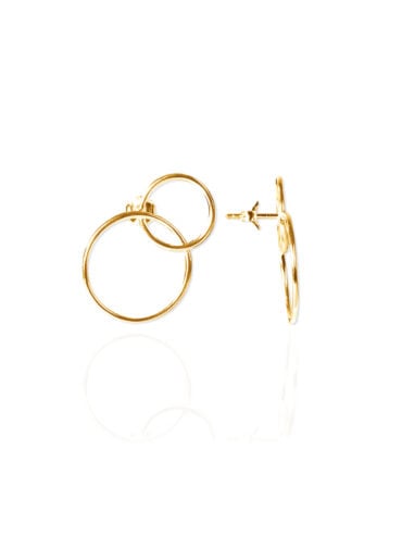 Boucles d'oreilles cercles Origines