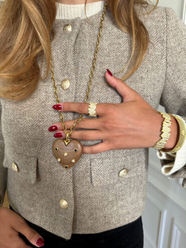 Bague dorée strass Séquoia