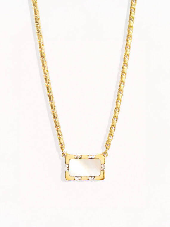 Collier bianca nacre naturelle
