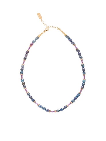Collier Perles de Tahiti Améthyste Tavana