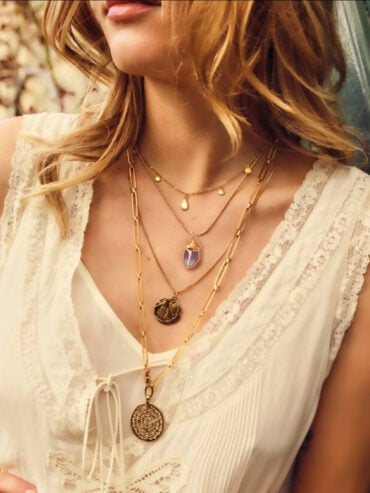 Collier Scarabée Améthyste