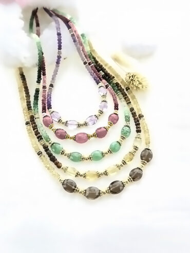 Collier en pierres naturelles Eugénie
