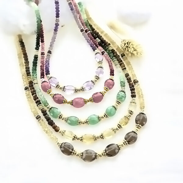 Collier en pierres naturelles Eugénie