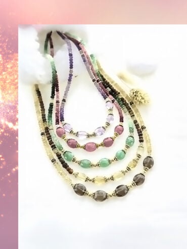 Collier en pierres naturelles Eugénie